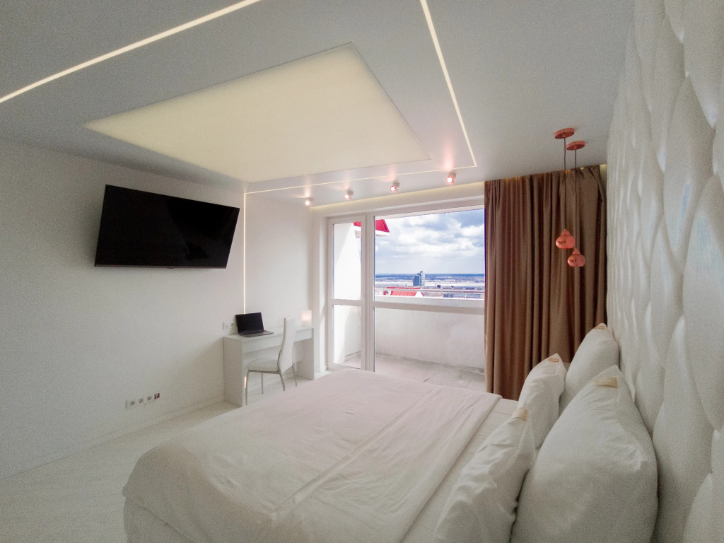 Фотография квартиры Апартаменты 18 этаж,студия 36кв.м,джакузи,балкон,вид на Волгу,новый дом,самый центр,вокзал пешком