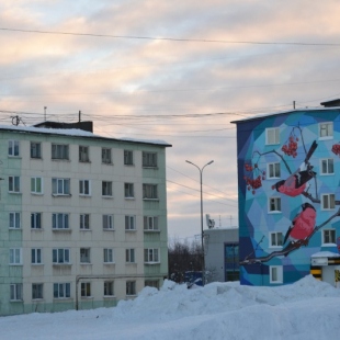Фотография достопримечательности Граффити на стенах домов