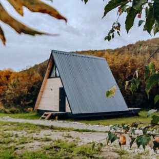 Фотография Коттеджа Шале двуэтажный А-фрейм с террасой