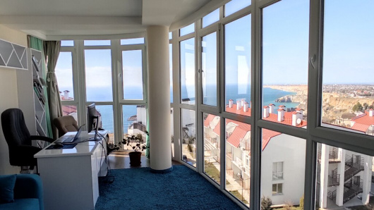 Фотографии квартиры 
            Apartments Фиолент Village - Двухкомнатные апартаменты с видом на море