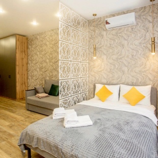 Фотография квартиры Апартаменты Unique Apart Манго в новой высотке рядом с Парком Ангелов на Мичурина 58/2