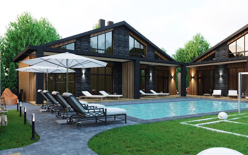 Фотография Коттеджа Шале Лофт Коттеджи Река-Река