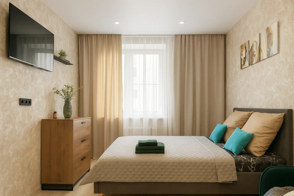 Фотография квартиры Апартаменты Комфортные Апартаменты в Центре Нижнего от Уют и Комфорт НН