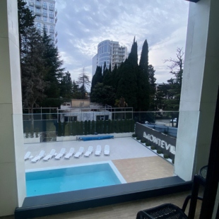 Фотография квартиры Апартамент с видом на бассейн на Депутатской 10 Г