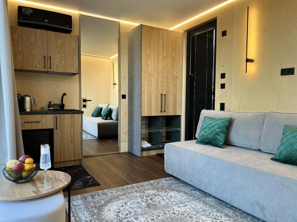 Фотография Коттеджа Частный дом Зеpкальный дом №2 «Сны Алтaя» с пaноpaмным видом нa тaйгу