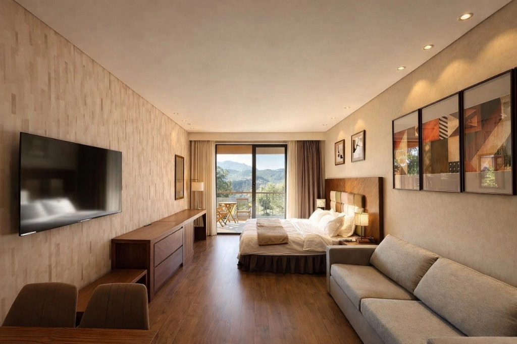 Фотография квартиры Апартаменты Стильная просторная студия 52 кв.м на берегу моря Dreamland Oasis Chakvi