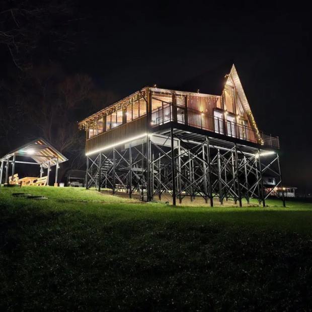 Фотографии Коттеджа 
            AframeVdali