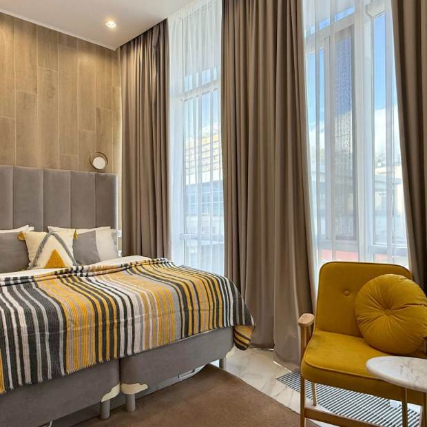 Фотографии квартиры 
            Апартаменты Двухкомнатные в самом центре Сочи на Навагинской N301