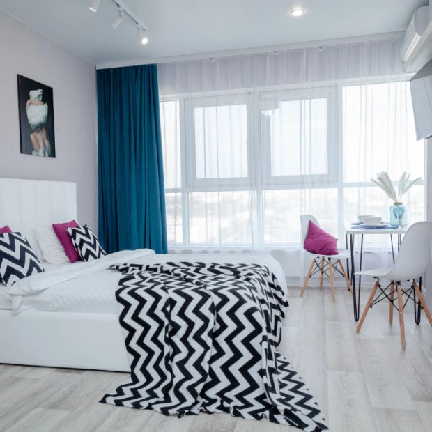 Фотографии квартиры 
            Апартаменты Birds на 23 этаже с панорамным видом на реку