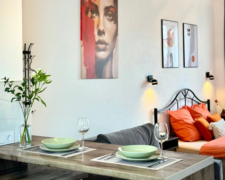 Фотография квартиры Апартаменты Каникулы в Кениге с видом на реку и набережную Рыбной деревни