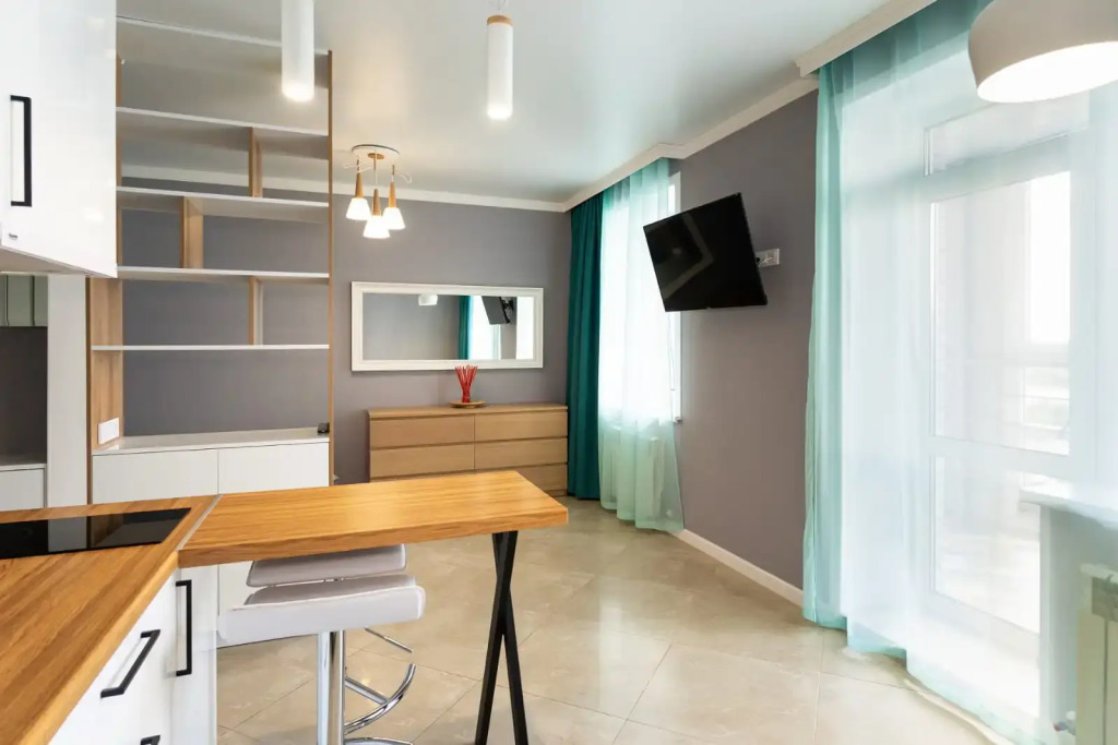 Фотография квартиры Квартира Новая студия в центре нефтяниках