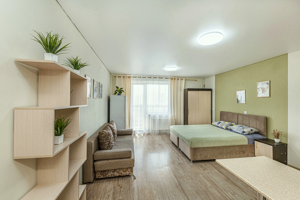 Фотография квартиры Квартира Студия в Современном м-не Академ Riversaide для 4х Гостей