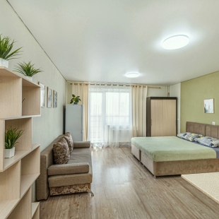 Фотография квартиры Квартира Студия в Современном м-не Академ Riversaide для 4х Гостей