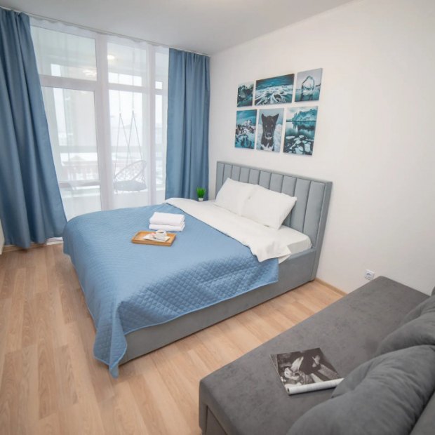 Фотографии квартиры 
            Апартаменты Гагарина 9 Серая