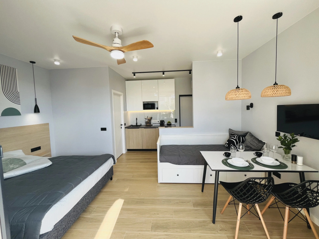 Фотография квартиры Квартира Студия Nordlys с террасой и мангалом