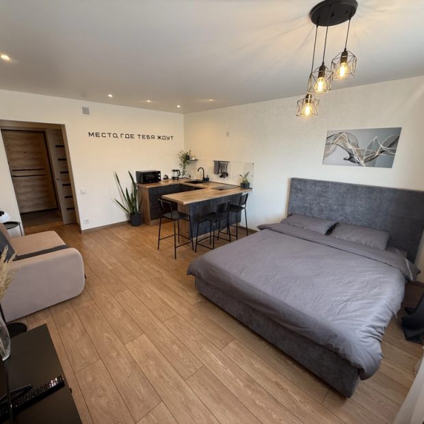 Фотографии квартиры 
            Квартира Студия на Улице Хрустальная 44 к3