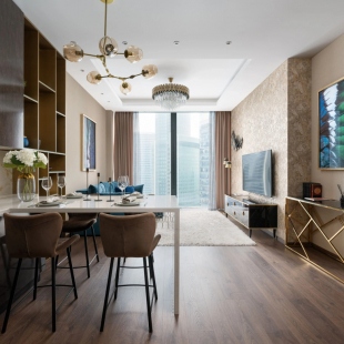 Фотография квартиры Апартаменты Neva Sky 45 этаж