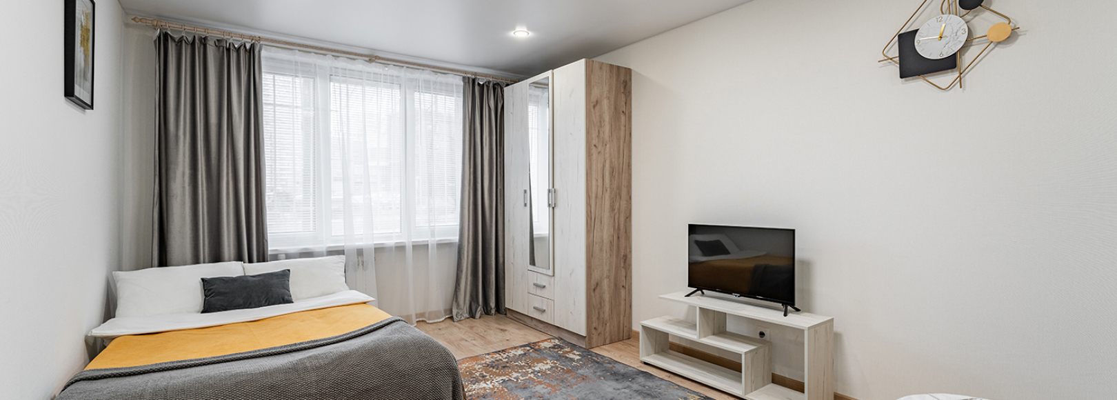 Фотография квартиры Уютная квартира в 1-й минуте от метро для семьи или компании из 4 человек