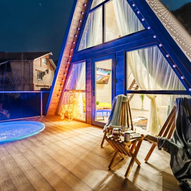 Фотографии Коттеджа 
            Частный Дом Дизайнерский Relax A-Frame