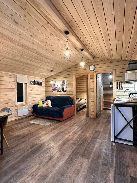 Фотография Коттеджа Частный дом в скандинавском стиле в березовом лесу