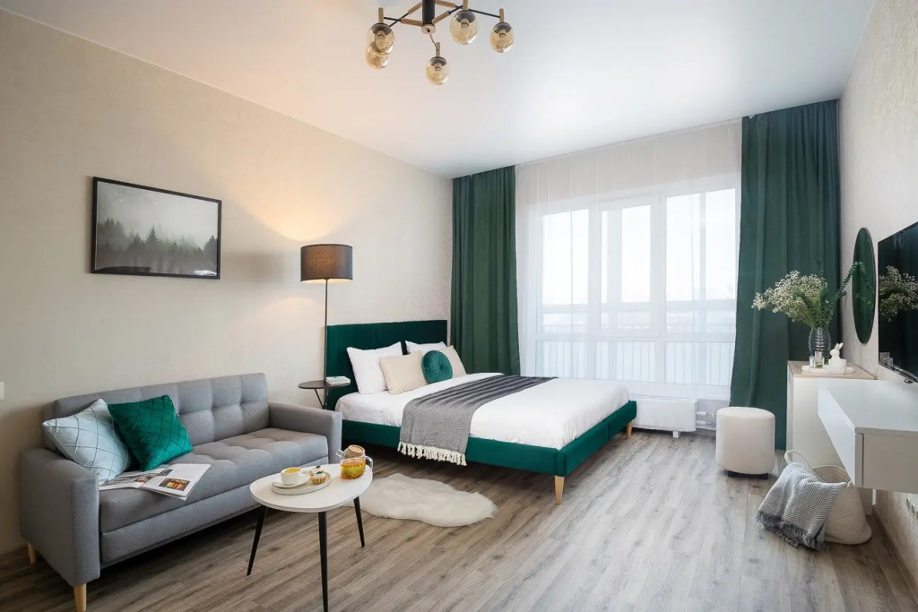 Фотография квартиры Квартира SleepNsk большая двушка с видом на реку около Аквапарка