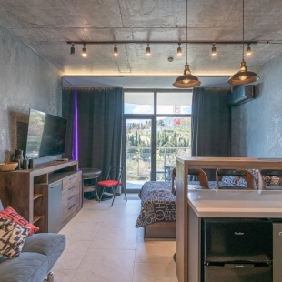 Фотография квартиры Апартаменты LS-Black Strong с боковым видом на море