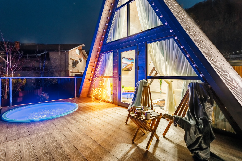 Фотография Коттеджа Частный Дом Дизайнерский Relax A-Frame