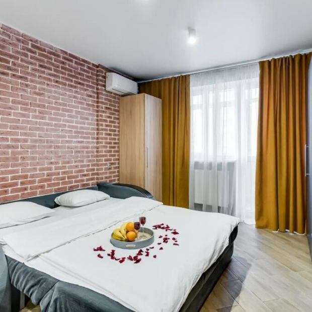 Фотографии квартиры 
            Апартаменты Red студия рядом с ТРЦ Горизонт