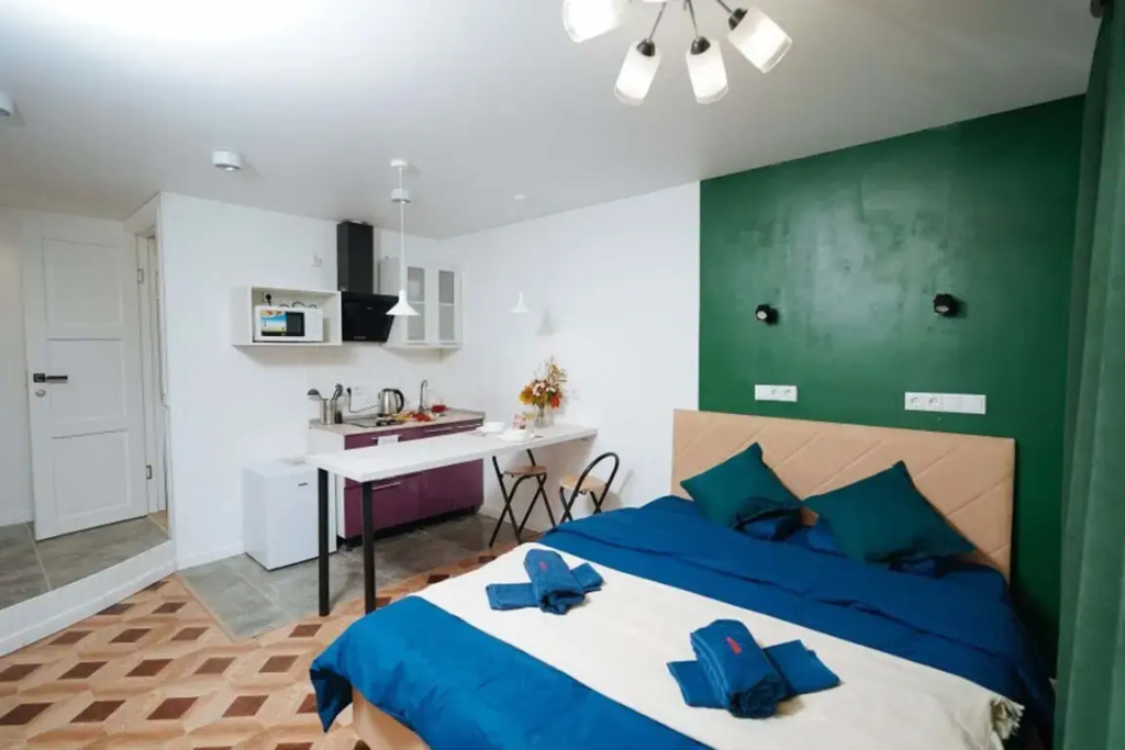 Фотография квартиры Апартаменты Студия Классическая С Современным Ремонтом на Курчатова