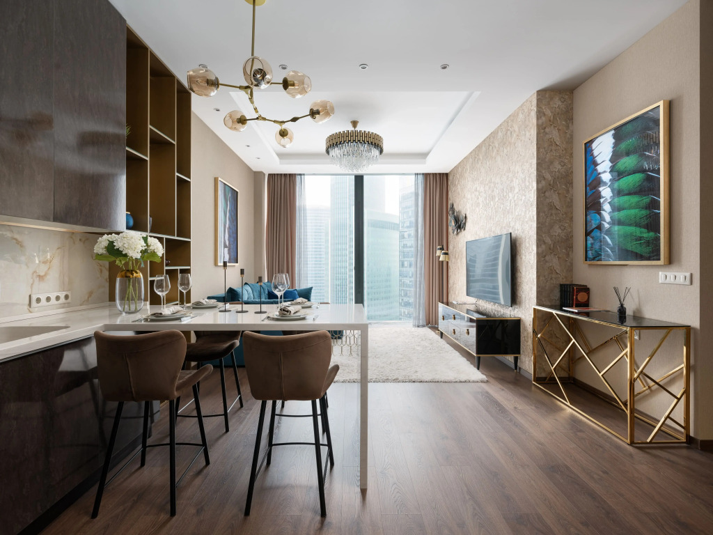 Фотография квартиры Апартаменты Neva Sky 45 этаж