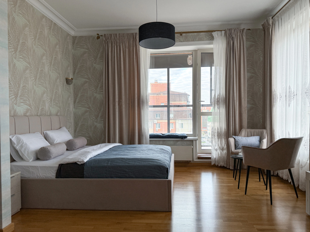 Фотография квартиры Апартаменты Дизайнерские с балконом для 1-4 гостей (Vivaldi центр Сакко 24)