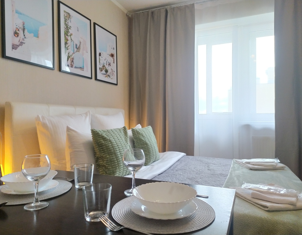 Фотография квартиры Квартира Видовая студия с панорамным балконом