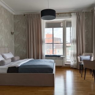 Фотография квартиры Апартаменты Дизайнерские с балконом для 1-4 гостей (Vivaldi центр Сакко 24)