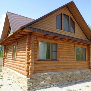 Фотография Коттеджа Частный Дом День и Ночь