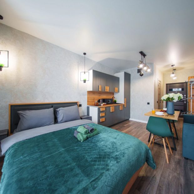 Фотографии квартиры 
            Апартаменты в районе Бытха, Сочи от LetoApart