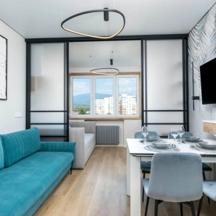 Фотография квартиры Апартаменты Морент с дизайнерским ремонтом в ЖК Фрукты