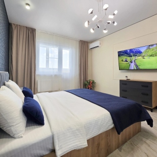 Фотография квартиры Квартира с большим телевизором и шикарным видом на реку Кубань 2