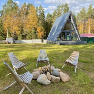 Фотография Коттеджа Частный дом Aframe на Валдае