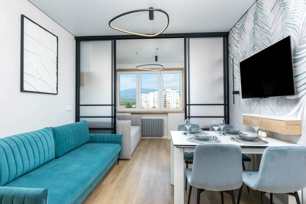 Фотография квартиры Апартаменты Морент с дизайнерским ремонтом в ЖК Фрукты