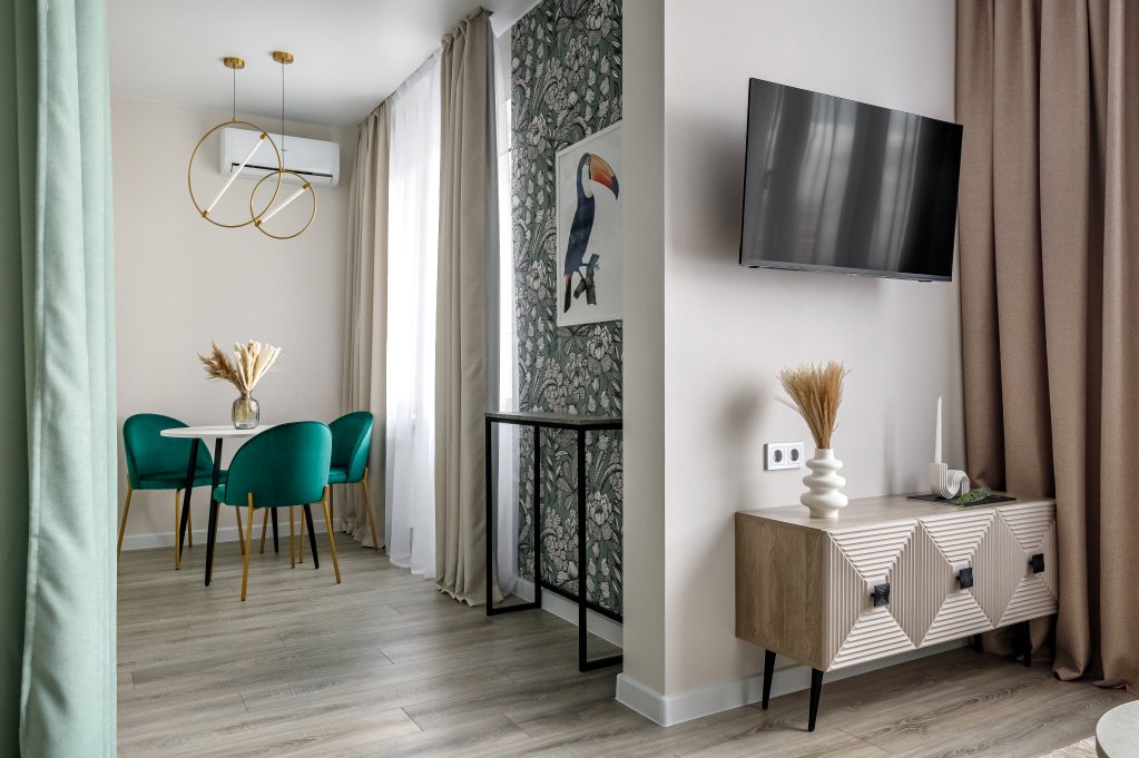 Фотография квартиры Квартира однокомнатная, стильная в ЖК Новелла возле ВКК Экспоград в г. Краснодар