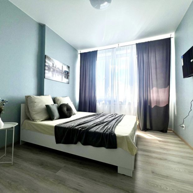 Фотографии квартиры 
            Апартаменты уютная евродвушка на Софьи Ковалевской 3