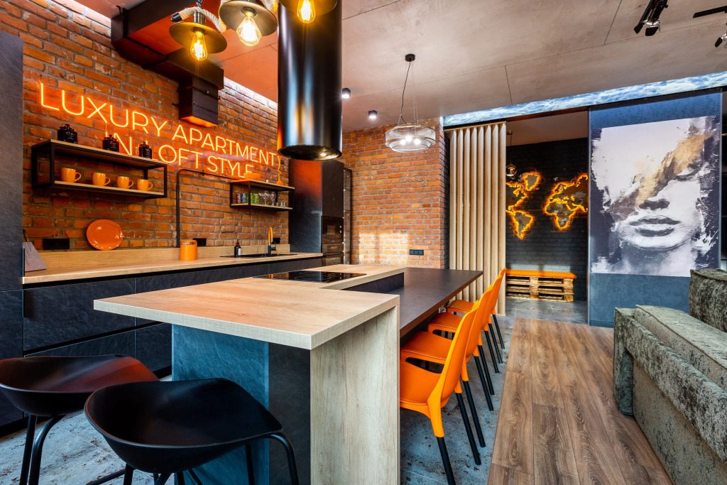 Фотография квартиры Апартаменты Luxury Apartment in Loft Style