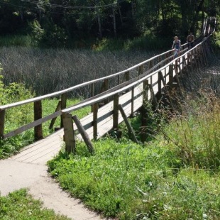 Фотография достопримечательности Деревянные пешеходные мостики