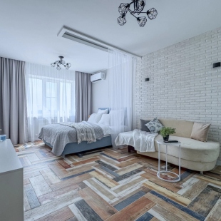 Фотография квартиры Квартира Green FOX с комфортом для троих в шаге от стадиона. Удобная кровать и диван