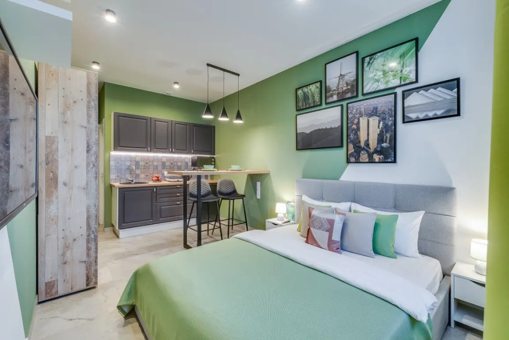 Фотография квартиры Апартаменты Улучшенные Арт-Апарты у Экспофорума 2