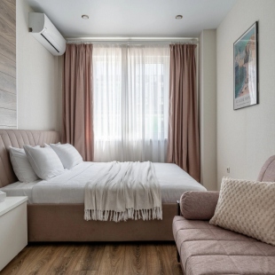 Фотография квартиры Апартаменты RED APARTMENTS Арт Лайт Сити апартамент Майков