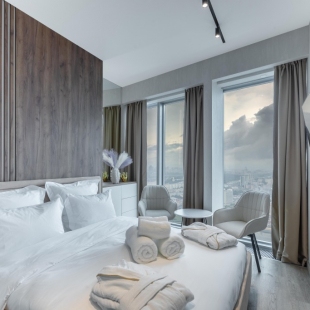 Фотография квартиры Апарт-отель Студии с панорамным видом в Москва-Сити