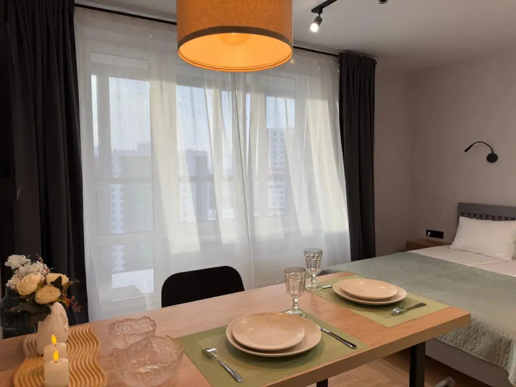 Фотография квартиры Квартира Стильная новая студия рядом с метро