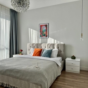 Фотография квартиры Апартаменты Яркая евродвушка Skyline напротив Мега центра