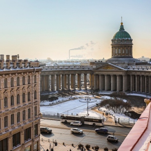 Фотография квартиры Апартаменты Minin Apartments c Террасой и видом на Казанский собор 180 кв.м.